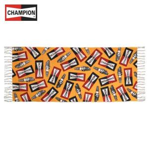 Champion Spark Plugs 　Champion Pattern Mat/チャンピオン総柄ロゴマット｜freeway