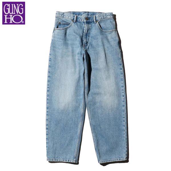 【セール30%OFF】GUNG HO/ガンホー DENIM TAPARED PANTS/デニムテーパ...