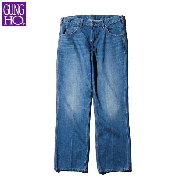 【セール30%OFF】GUNG HO/ガンホー DENIM BOOTS CUT PANTS/デニムブ...
