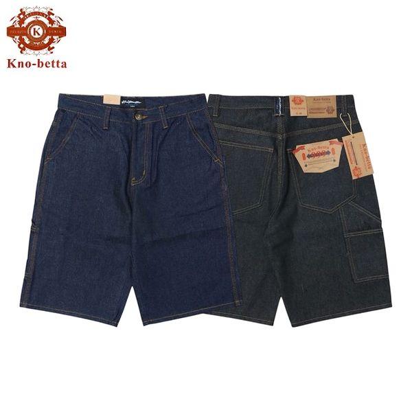 KNO-BETTA/ノーベター 999 BAGGY DENIM PAINTER SHORTS/ペイン...