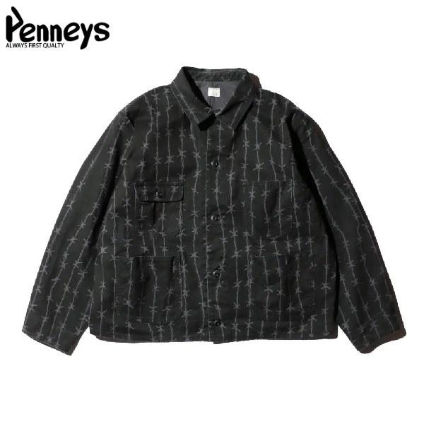 【セール30%OFF】PENNEY'S/ペニーズ PRINTED ENGINEER SHORT JA...