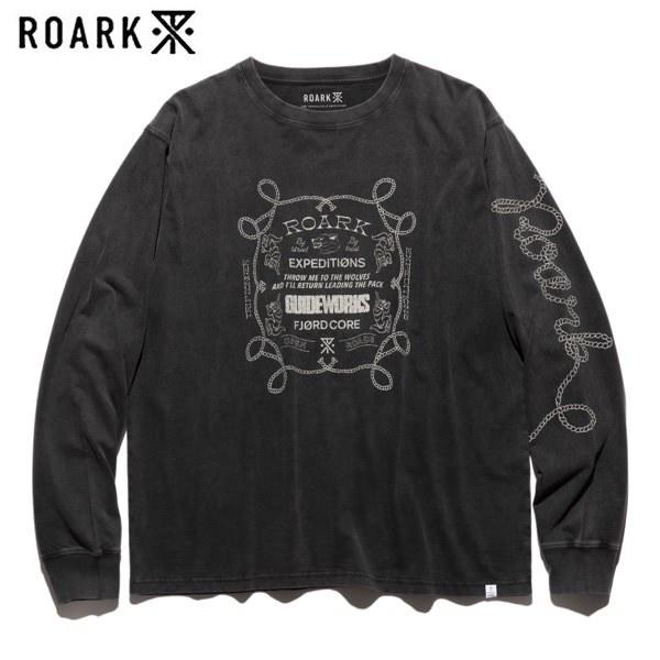 ROARK/ロアーク "GUIDE WORKS" L/S TEE/ロングスリーブTシャツ【BLACK...