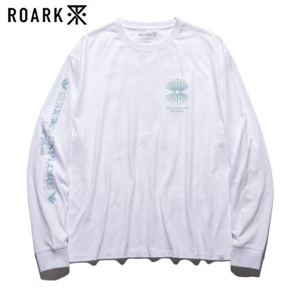 ROARK/ロアーク "SEEK &amp; EXPLORE" LS TEE/ロングスリーブTシャツ【WHI...