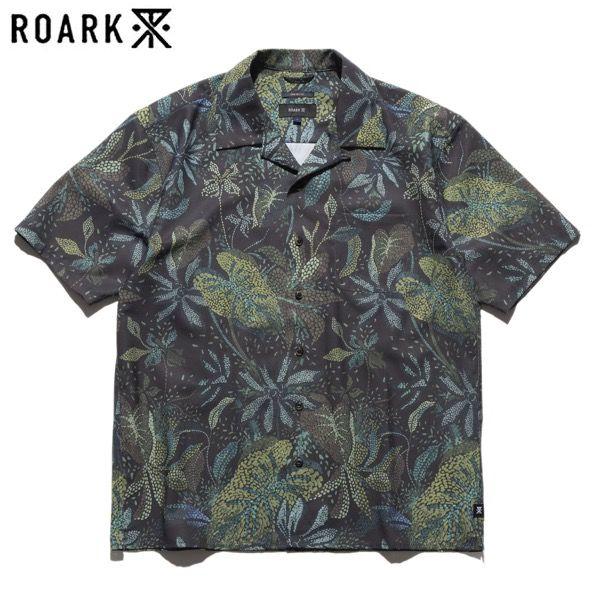 ROARK/ロアーク "BAGUIO GARDEN" GONZO SS/オープンカラーシャツ【BLA...