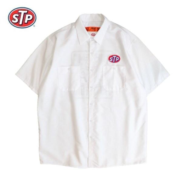 STP/エスティーピー REDKAP GAS WORK SHIRTS/ワークシャツ(半袖)・WHIT...