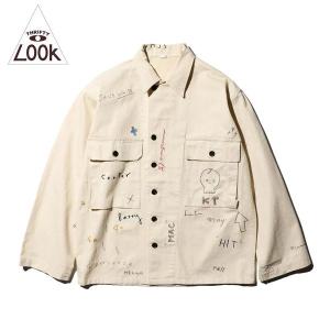 40S VINTAGE US ARMY 大戦M-43 HBTジャケット尿素ボタン US.ARMY◇40s/M-43/尿素ボタン/HBT JACKET/ミリタリージャケット