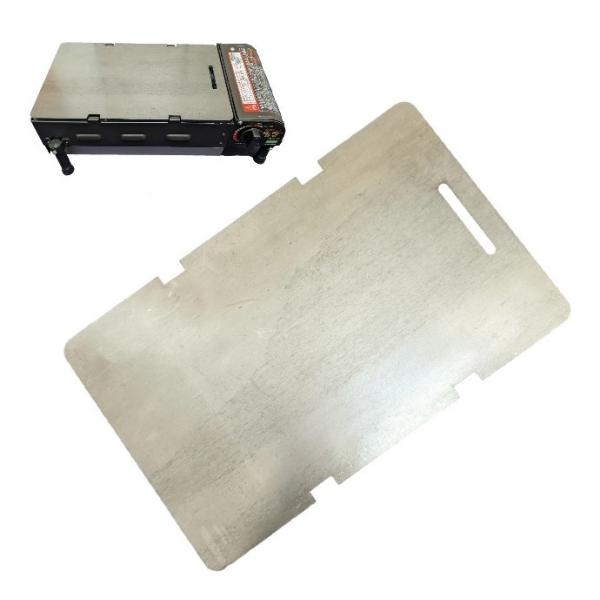 ジュージューボーイ1 対応 鉄板 極厚鉄板 網 BBQ バーベキュー フラット ニチネン (コンロは...