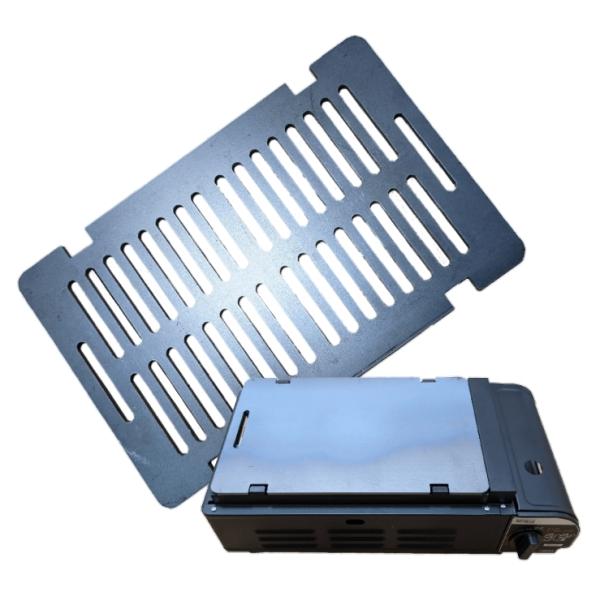 極厚鉄板 セット 網 BBQ バーベキュー ニチネン ジュージューボーイII 対応 鉄板 (コンロは...