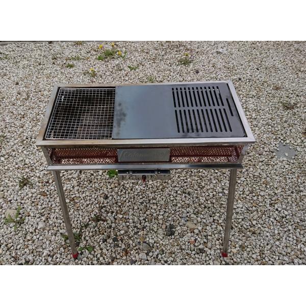 極厚鉄板 半穴 コールマン 定番サイズ 対応 鉄板 (コンロは商品に含まれんせん) (19)