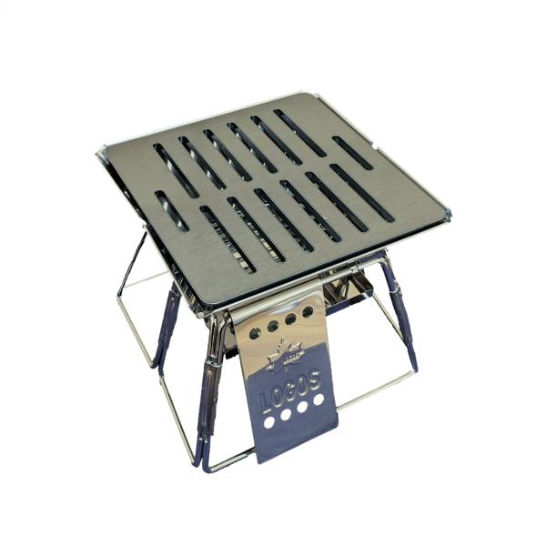 ピラミッドグリルコンパクト 対応 鉄板 極厚鉄板 ロゴス 網 BBQ バーベキュー 全穴 (コンロは...