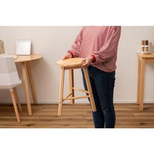 東谷 スツール ナチュラル W33×D33×H45.5 組立式 HOW-009NA
