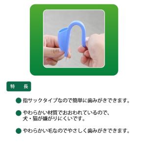 ペット用歯ブラシ ライオン PETKISS 指...の詳細画像3