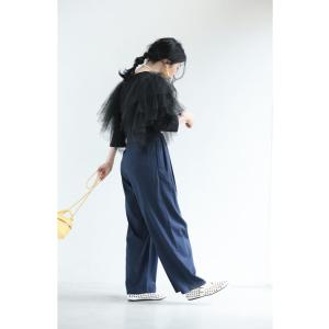 SからM対応 ウエストから流れるタックのさらり...の詳細画像5