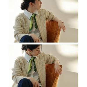 SからL対応 オーガンジーに咲く花刺繍のリブニ...の詳細画像4