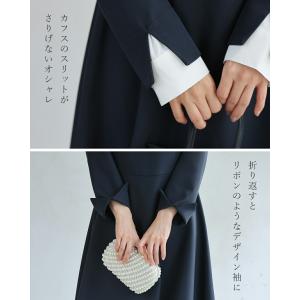 大人の知性感じる 好印象ワンピース2点セットの詳細画像5