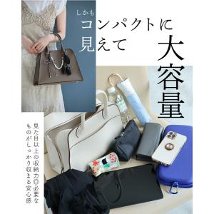 フルオープン設計 ガバッと開く トートバッグの詳細画像3