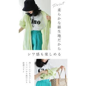 Sから3L対応 ふわっと インド綿ワンピの詳細画像5