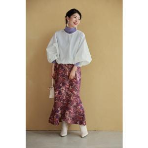 SからL対応 裾ゴムでふんわりポワンシルエット...の詳細画像3