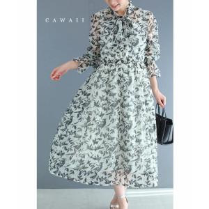 ボウタイワンピース ワンピース の商品一覧 ワンピース チュニック ファッション 通販 Yahoo ショッピング