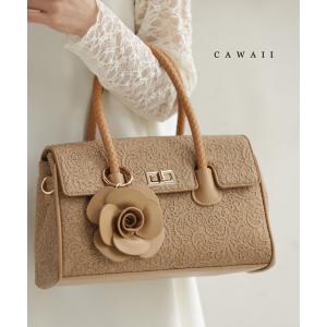 CAWAII レース模様浮き立つローズチャーム付...の商品画像