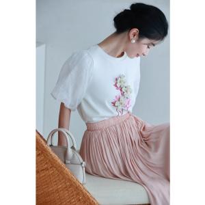 SからL対応 チュールパフスリーブの立体ブーケ...の詳細画像4