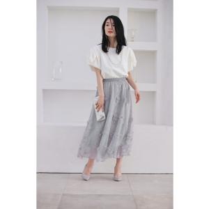 Sから3L対応 花びら浮かぶふんわり2重チュー...の詳細画像2