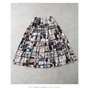 Sから3L対応 黒 シネマの中のファッションア...の詳細画像4