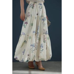 SからL対応 ふんわり花図鑑ティアードバルーン...の詳細画像1