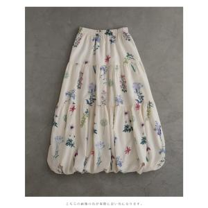 SからL対応 ふんわり花図鑑ティアードバルーン...の詳細画像4