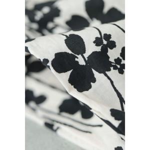 SからL対応 モノトーンの花柄ティアードロング...の詳細画像5