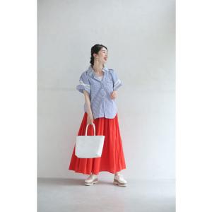 SからL対応 首元に輝くビジュー花襟のポワン袖...の詳細画像4