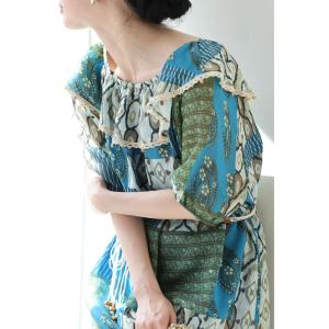 Sから3L対応 色とりどりのストーン飾るパッチ...の詳細画像2