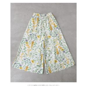 SM/LXL対応 さらりと快適な穿き心地。花々...の詳細画像3