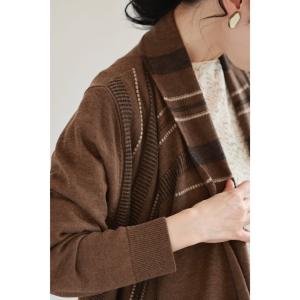 Sから3L対応 流れるような裾フリンジのストー...の詳細画像3
