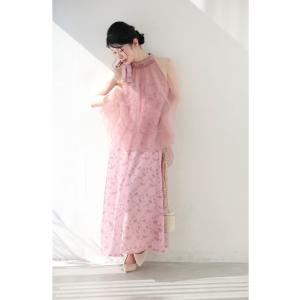 SからL対応 ホルターネックのドッキングベール...の詳細画像1