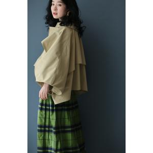 Sから3L対応 ゆるやかなカーブシルエットのモ...の詳細画像1