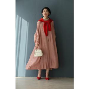 Sから3L対応 変形タック袖のゆるやかプリーツ...の詳細画像2