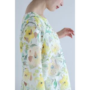 Sから2L対応 オーロラビジュー煌めく花柄カッ...の詳細画像5
