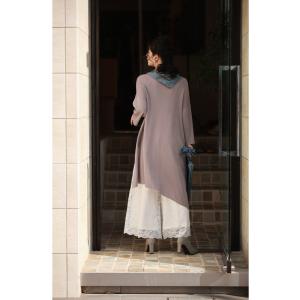 一番活きる組み合わせ。斜めトップスとレースパン...の詳細画像3