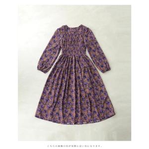 CAWAII Sから3L対応 凛と咲く紫花シャ...の詳細画像5