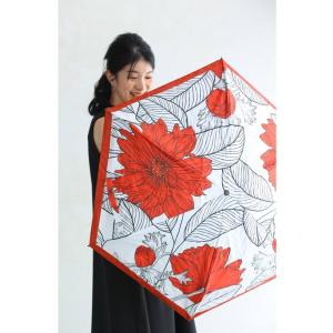 【母の日ギフトラッピング】晴雨兼用。紅い花咲く...の詳細画像5