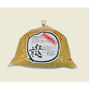 懐かしいふるさとのあの味!!愛媛の麦味噌　地蔵味噌　仕込みそ（袋）　2.5kg　　