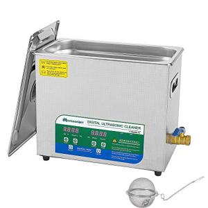 Mxmoonant 6L超音波洗浄機 卓上型超音波クリーナー 180w 20-80℃加熱可 0-30minタイマー 強い洗浄力 耐食性 強力振動