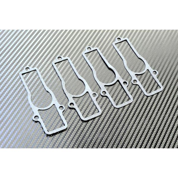 2 Z400FX/Z550FX/KZ550/Z500/Z400J キャブトップカバーガスケット4枚セ...