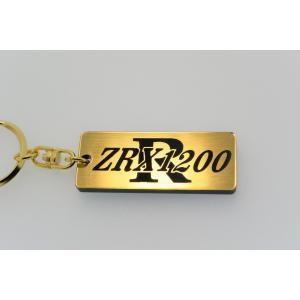 AA-248-1 Live Dio ZX 2層アクリル製 金黒 2重リング キーホルダー