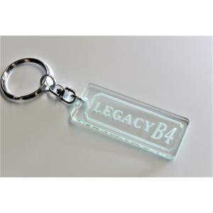 A-505-3 WRXS4 ガラス調 アクリル製 2重リング キーホルダー キーレス