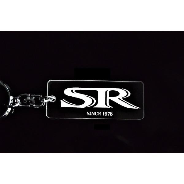 A-60 SR アクリル製 クリア 2重リング キーホルダー SR400 SR500 SR250 カ...