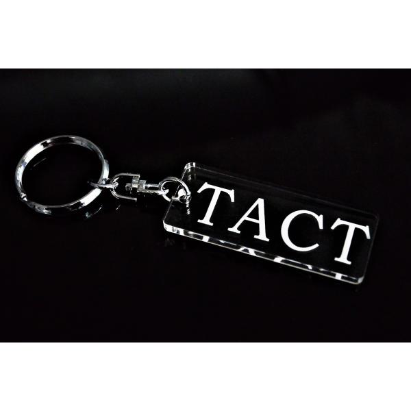A-652 TACT アクリル製 クリア 2重リング キーホルダータクト AF07 AF09 AF7...