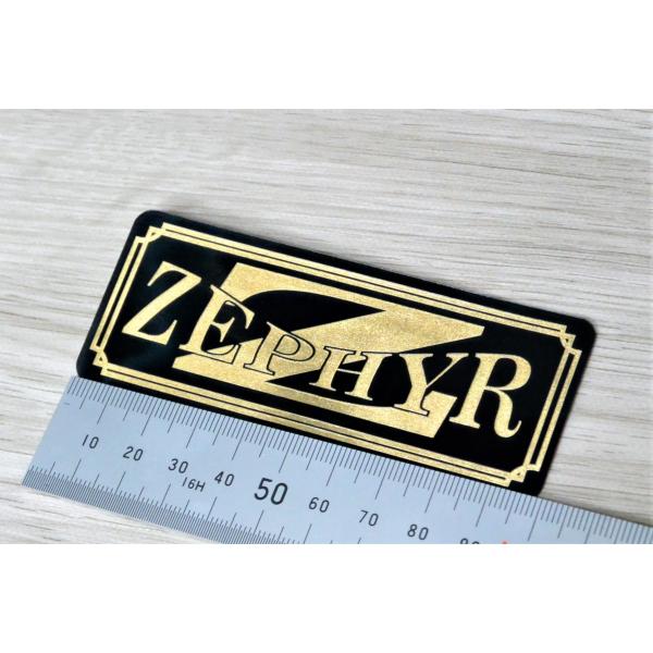 B-3-3 ZEPHYR-3 黒/金 オリジナルステッカー ゼファー1100 ゼファー750 RS ...