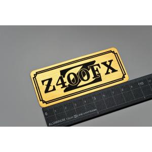 【美品】 Z400FX 純正　Kawasaki シート　ゴールドロゴ　黒 B-82-1 Z400FX 金/黒 オリジナル ステッカー カワサキ ビキニカウル